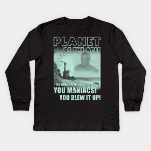 Planet of the apes Kids Long Sleeve T-Shirt